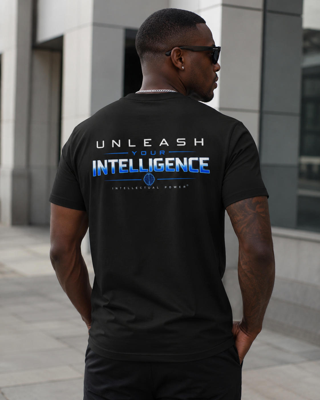 Unleash Intelligence Intellectual Power Graphic Tee
