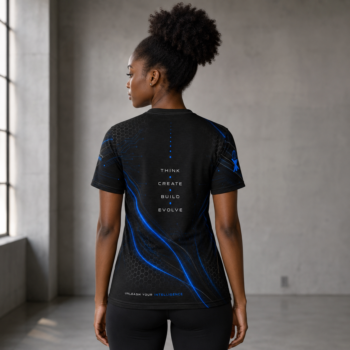 INTELLECTUAL POWER Performance Tee — Unleash Your Intelligence