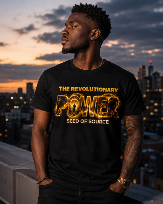 THE REVOLUTIONARY POWER — Seed of Source | Premium Graphic T-Shirt
