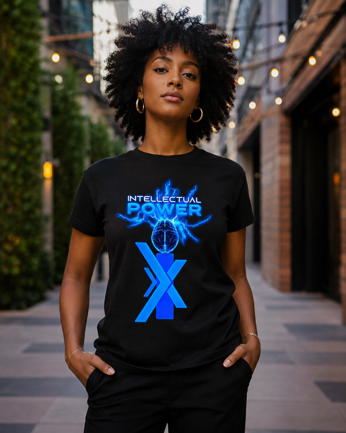 Unleash Intelligence Intellectual Power Graphic Tee