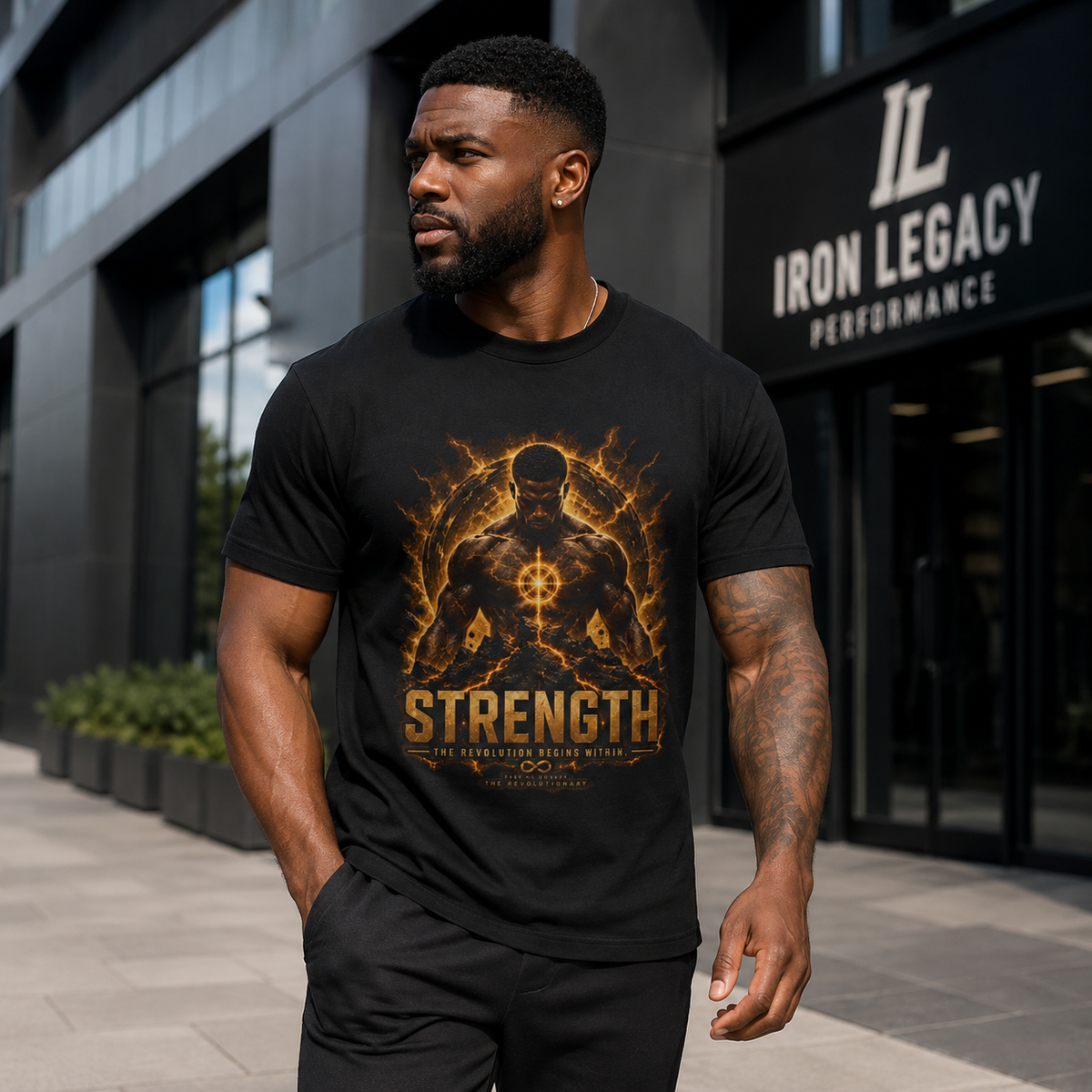 STRENGTH — The Revolution Begins Within | The Revolutionary Graphic T-Shirt
