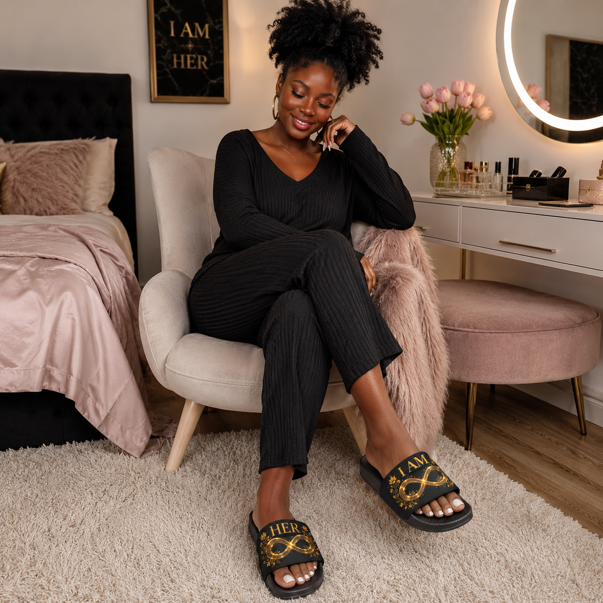 I AM HER Infinity Slides — Earth Melanated