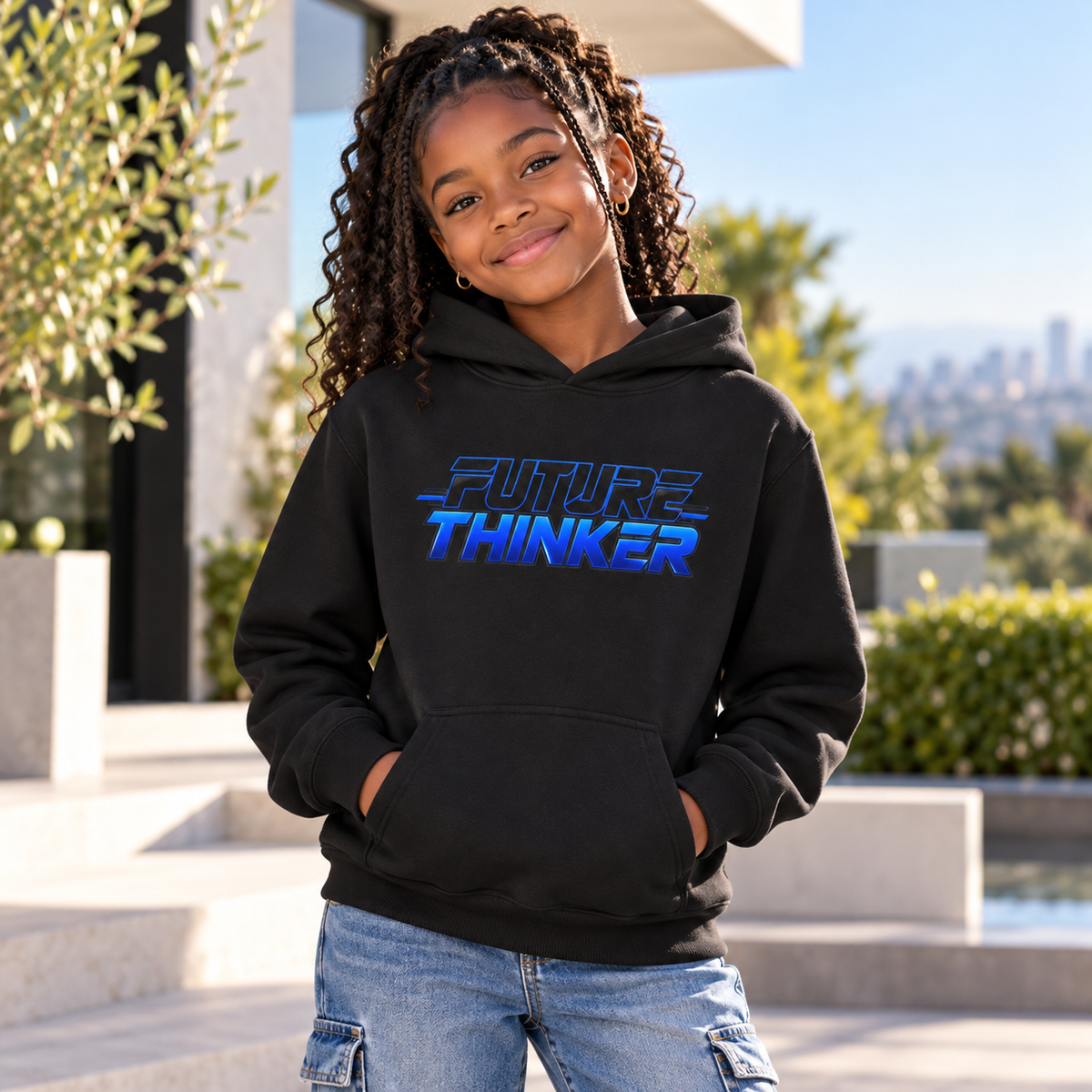 Future Thinker Youth Hoodie