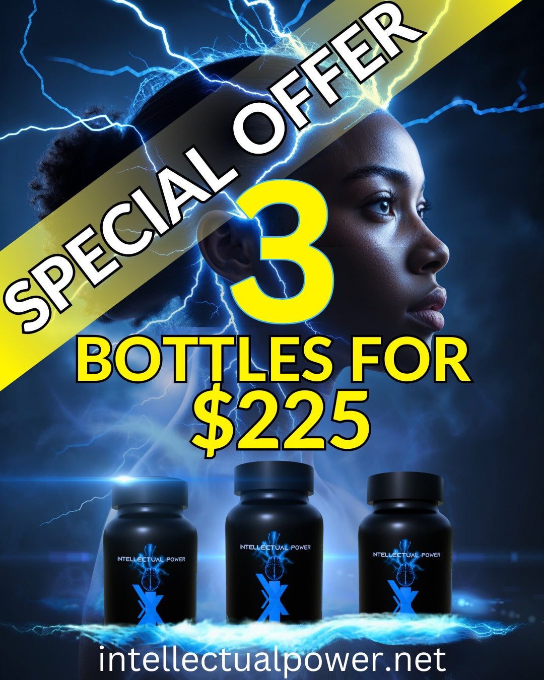 INTELLECTUAL POWER 3 BOTTLE BUNDLE PACK